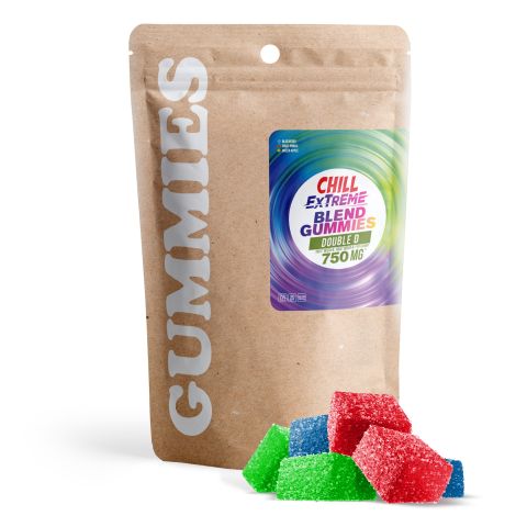 Double D Blend - 25mg Gummies - D8, D9 - Chill Extreme - Thumbnail 2