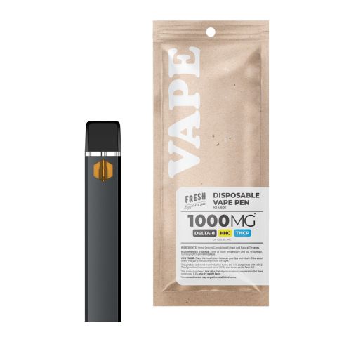 1000mg THCP, D8, HHC Vape Pen - Bruce Banner - Hybrid - 1ml - Fresh - Thumbnail 2