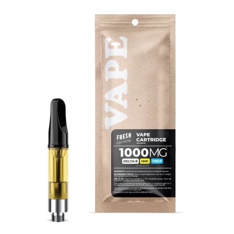1000mg THCP, D8, HHC Vape Cart - Maui Wowie - Sativa - 1ml - Fresh - Thumbnail 2
