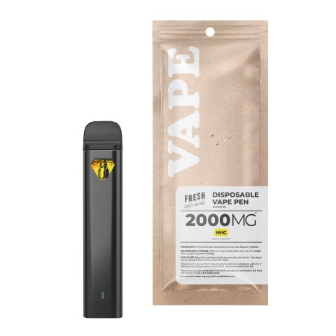 2000mg HHC Vape Pen - Grease Monkey - Hybrid - 2ml - Fresh - Thumbnail 2