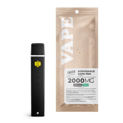 2000mg THCA, D8 Vape Pen - Green Crack - Sativa - 2ml - Fresh - Thumbnail 1