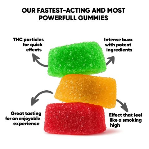 50mg Broad Spectrum CBD Gummies - Fruity Mix - Chill - Thumbnail 10