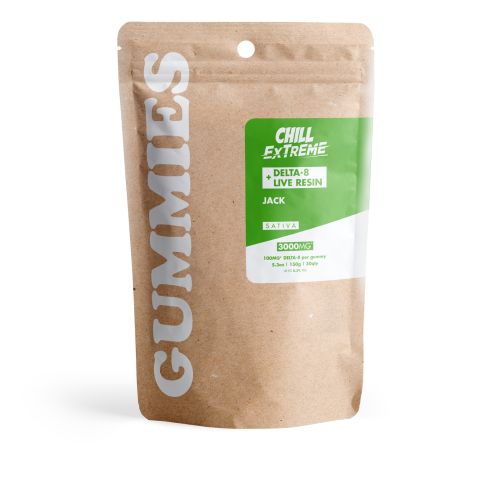 100mg D8 + Live Resin Gummies - Jack - Chill Extreme - Thumbnail 3