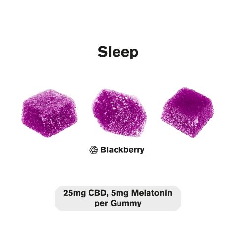 30mg Sleep Gummies - Broad Spectrum CBD, Melatonin - Chill - Thumbnail 4