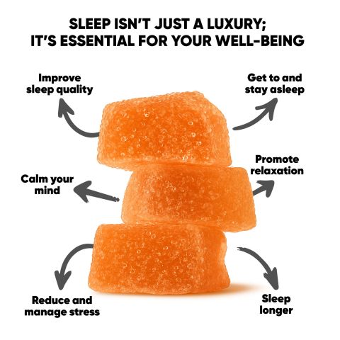30mg Sleep Gummies - Full Spectrum CBD, Melatonin - Chill - Thumbnail 10