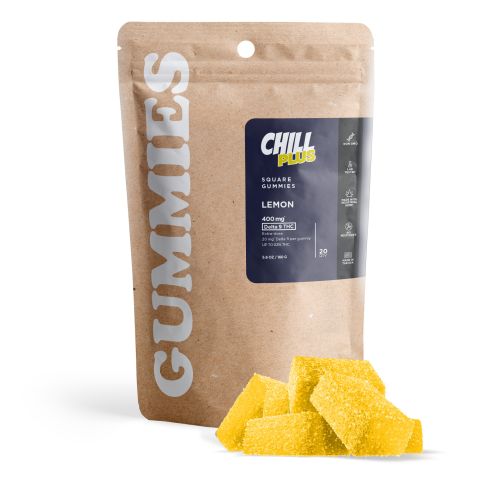 20mg Delta 9 Gummies- Lemon - Chill Plus - Thumbnail 2