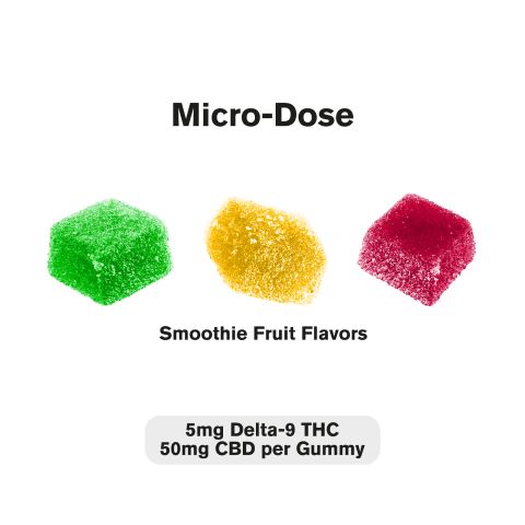 55mg Micro-Dose Nano Gummies - CBD, D9 - D9 THC - Thumbnail 4