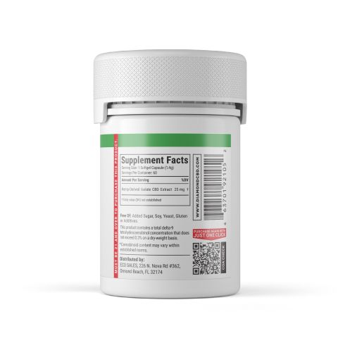 25mg CBD Isolate Capsules - 60ct - Diamond - Thumbnail 9