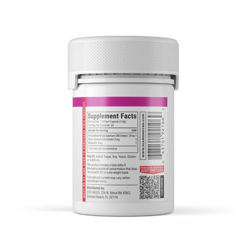 31mg CBN, CBD, Melatonin Capsules - 60ct - Diamond - Thumbnail 9