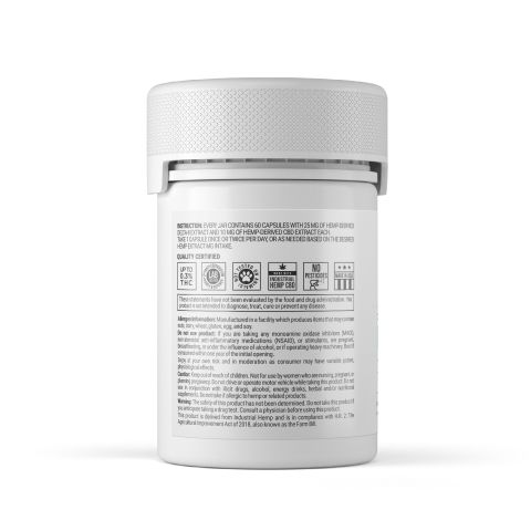 35mg CBD, D8 Capsules - 60ct - Chill Extreme - Thumbnail 8