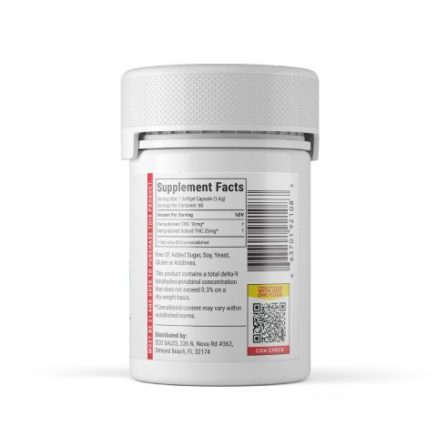 35mg CBD, D8 Capsules - 60ct - Chill Extreme - Thumbnail 9