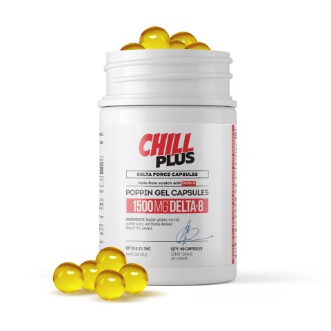 25mg D8 Capsules - 60ct - Chill Plus - Thumbnail 2
