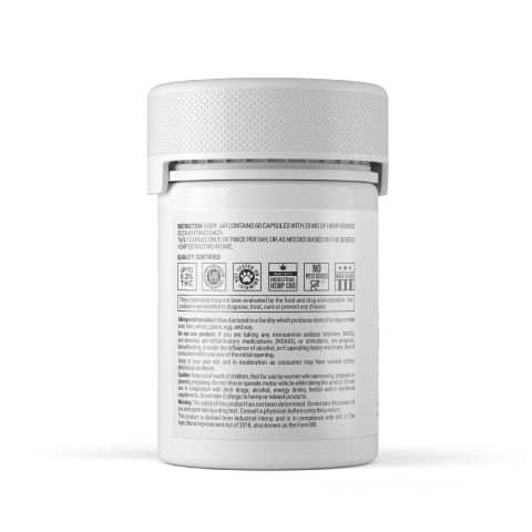 25mg D8 Capsules - 60ct - Chill Plus - Thumbnail 8