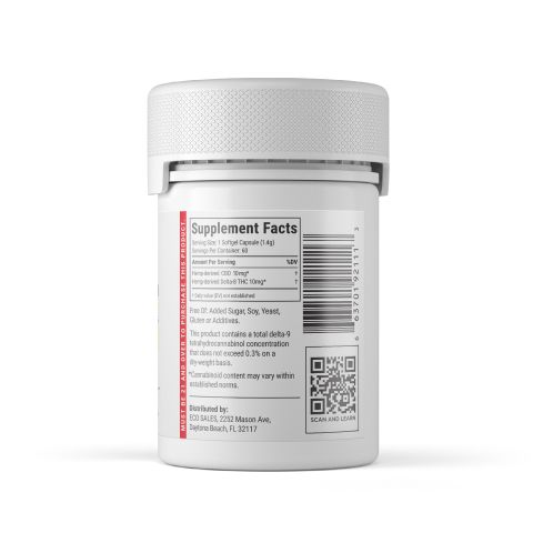 20mg CBD, D8 Capsules - 60ct - Chill Plus - Thumbnail 9