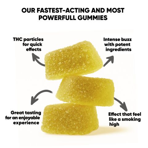 10mg Terpene Gummies - Focus - Pineapple - Terps Gummies - Thumbnail 10