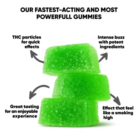 10mg Terpene Gummies - Calm - Green Apple - Terps Gummies - Thumbnail 10