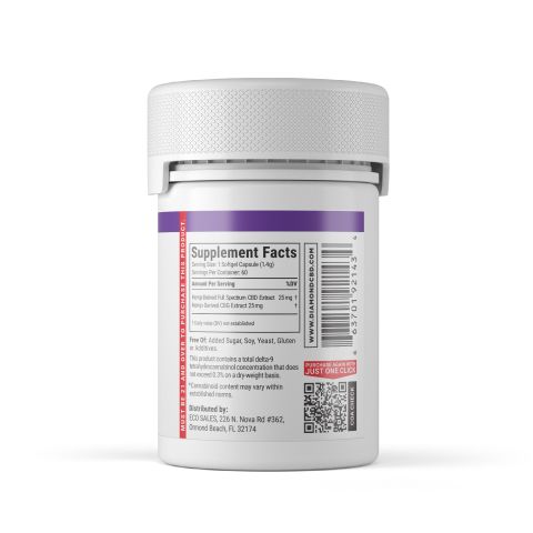 50mg CBG, CBD Capsules - 60ct - Diamond - Thumbnail 9