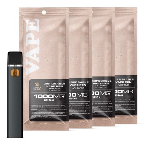 10X Vape Pens - Delta 8 - 4ct - Thumbnail 1
