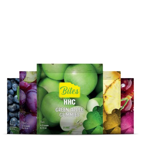 25mg HHC Gummy Pouches Bundle - Bites - Thumbnail 1