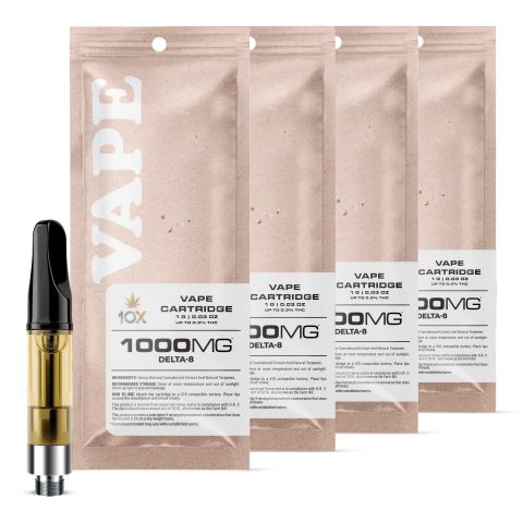 900mg D8 Vape Carts Bundle - 10X - Thumbnail 1